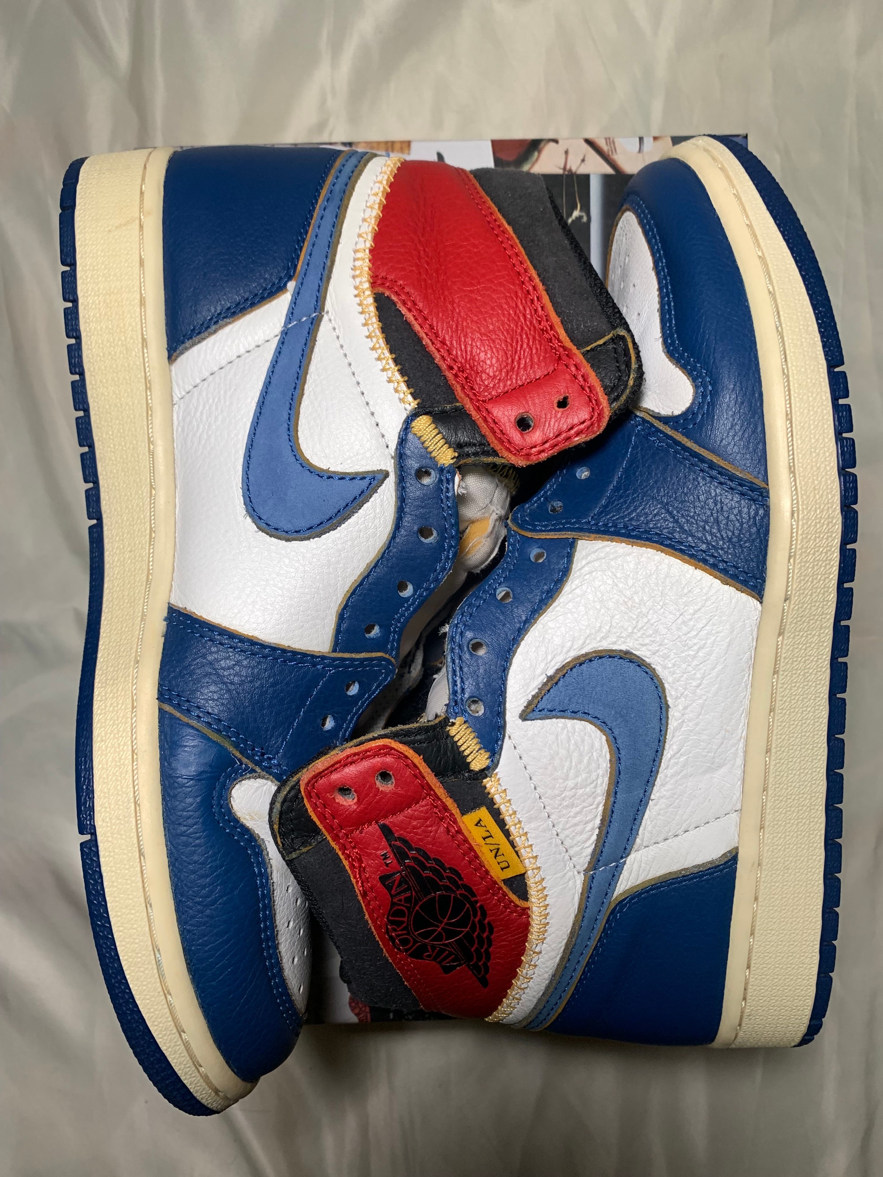 Union × Nike Air Jordan 1 Retro High OG NRG "Storm Blue/Varsity Red"