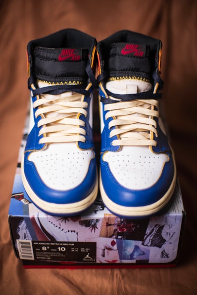 UNION × Nike Air Jordan 1 Retro High OG NRG "Storm Blue/Varsity Red"