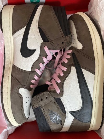 Travis Scott × Nike Air Jordan 1 Retro High OG TS SP "Sail/Dark Mocha"