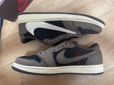 Travis Scott × Nike Air Jordan 1 Low OG SP-T "Black/Dark Mocha"