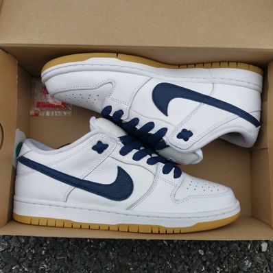 Nike SB Dunk Low "Orange Label White Navy"