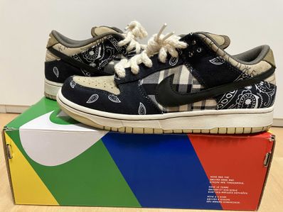 Travis Scott × Nike SB Dunk Low "Black/Parachute Beige"