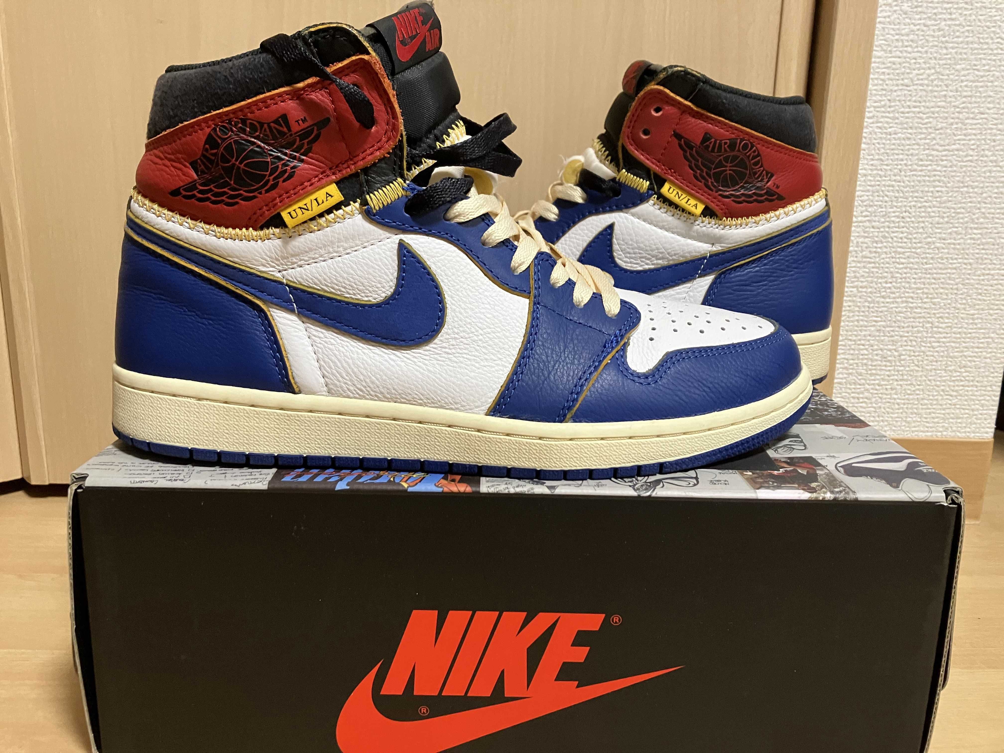 Union × Nike Air Jordan 1 Retro High OG NRG "Storm Blue/Varsity Red"