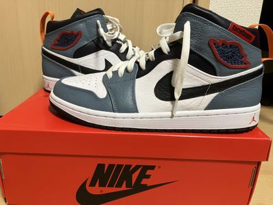 FACETASM × Nike Air Jordan 1 Mid "White/Navy"