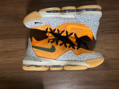 atmos × Nike LeBron 16 Low "Safari" (CD9471-800/CI3358-800)