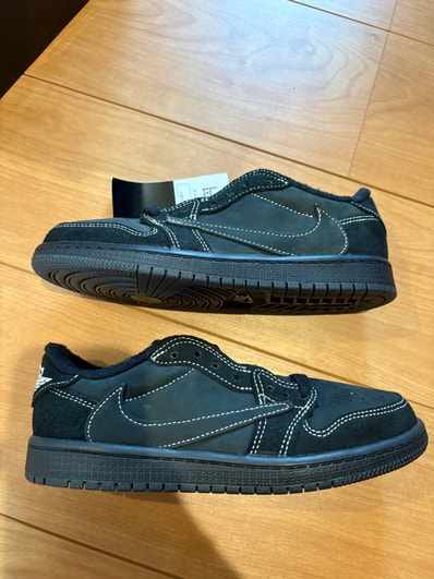 Travis Scott × Nike PS Jordan 1 Low OG SP "Black Phantom"