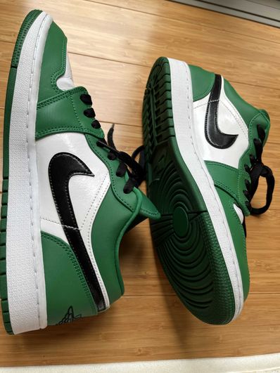 NIKE AIR JORDAN 1 LOW "PINE GREEN/WHITE"