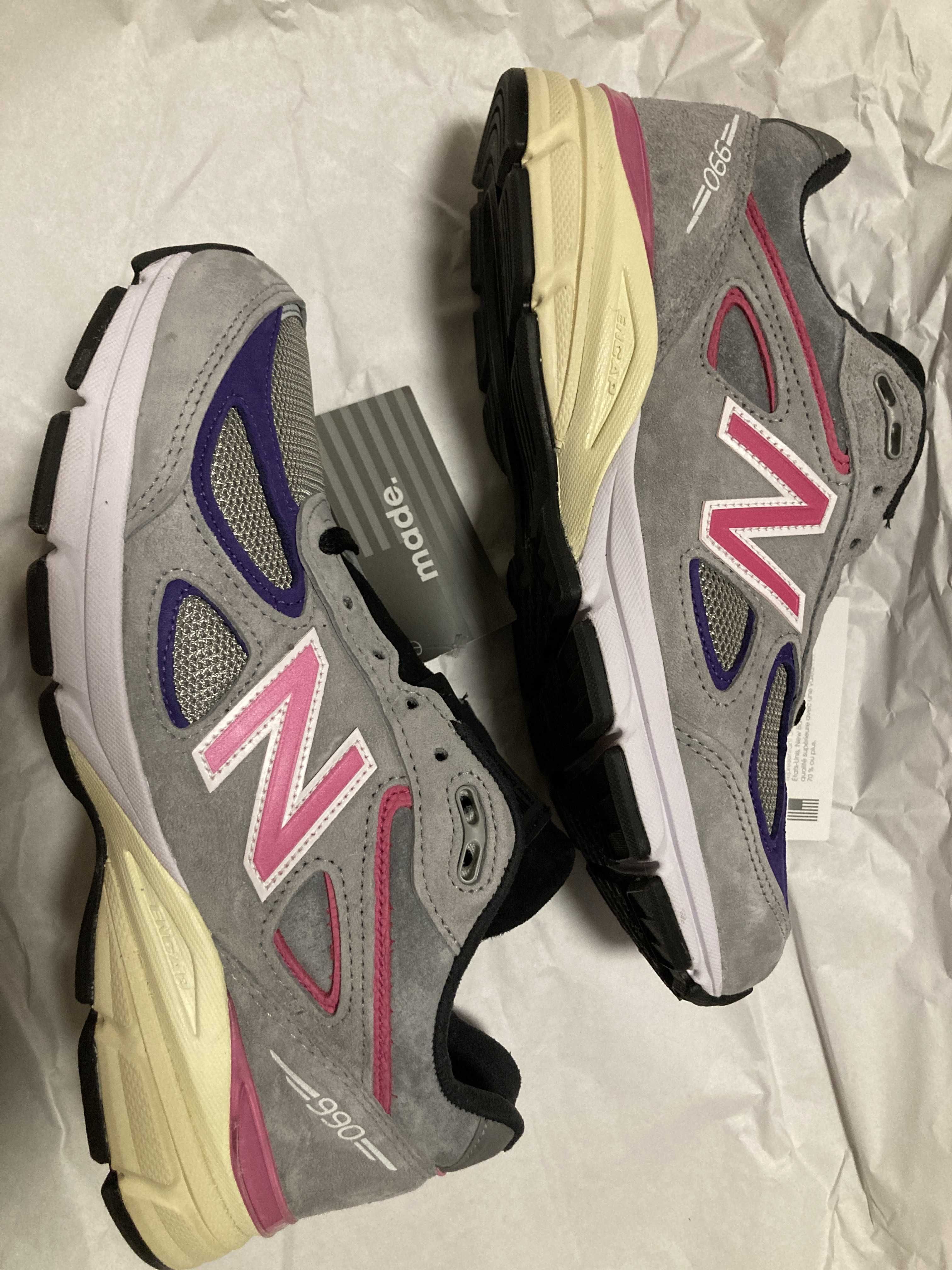 KITH × UNITED ARROWS & SONS × New Balance 990V4 "Smoked Pearl"