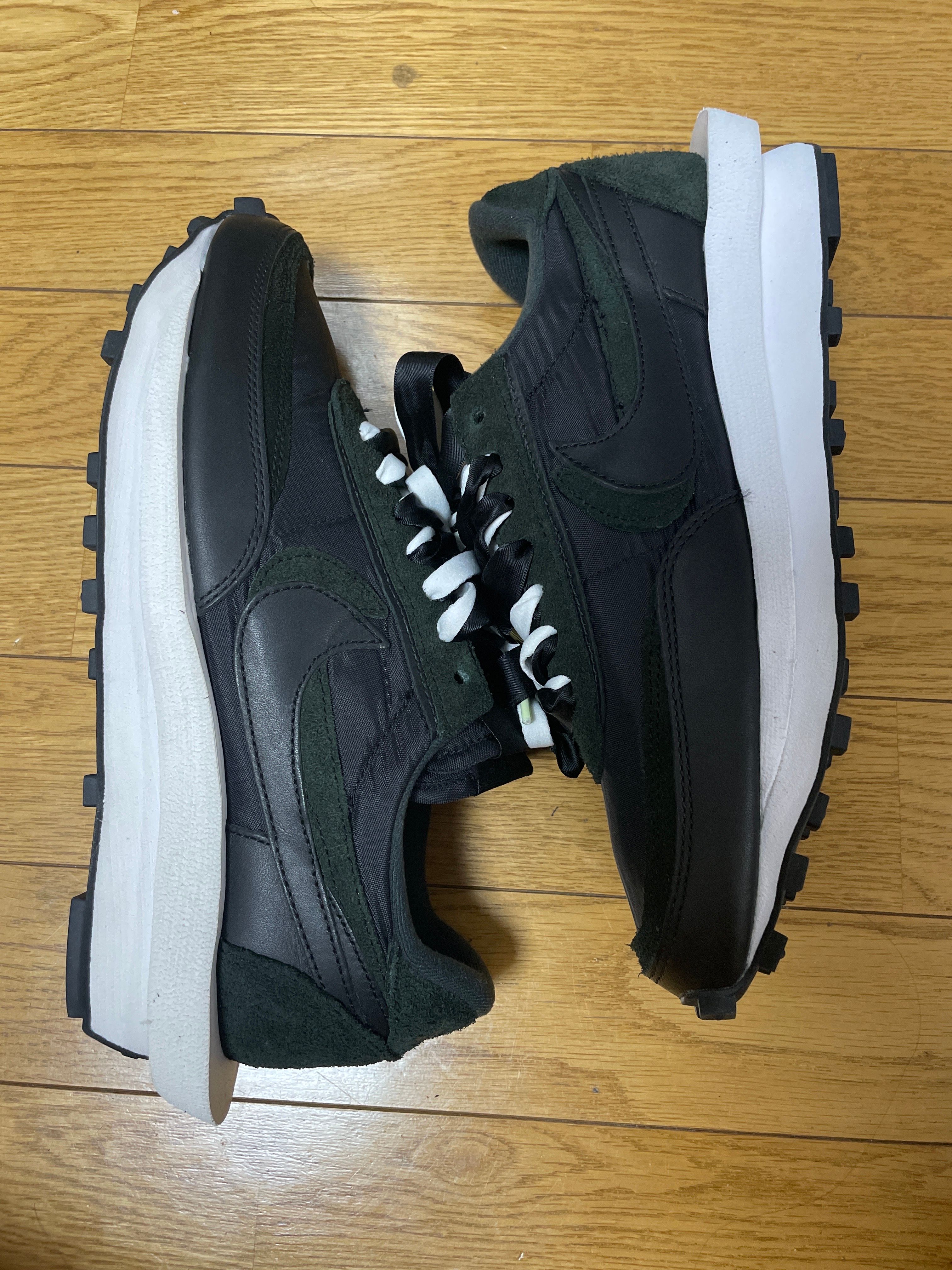 sacai × Nike LDV Waffle "Triple Black"