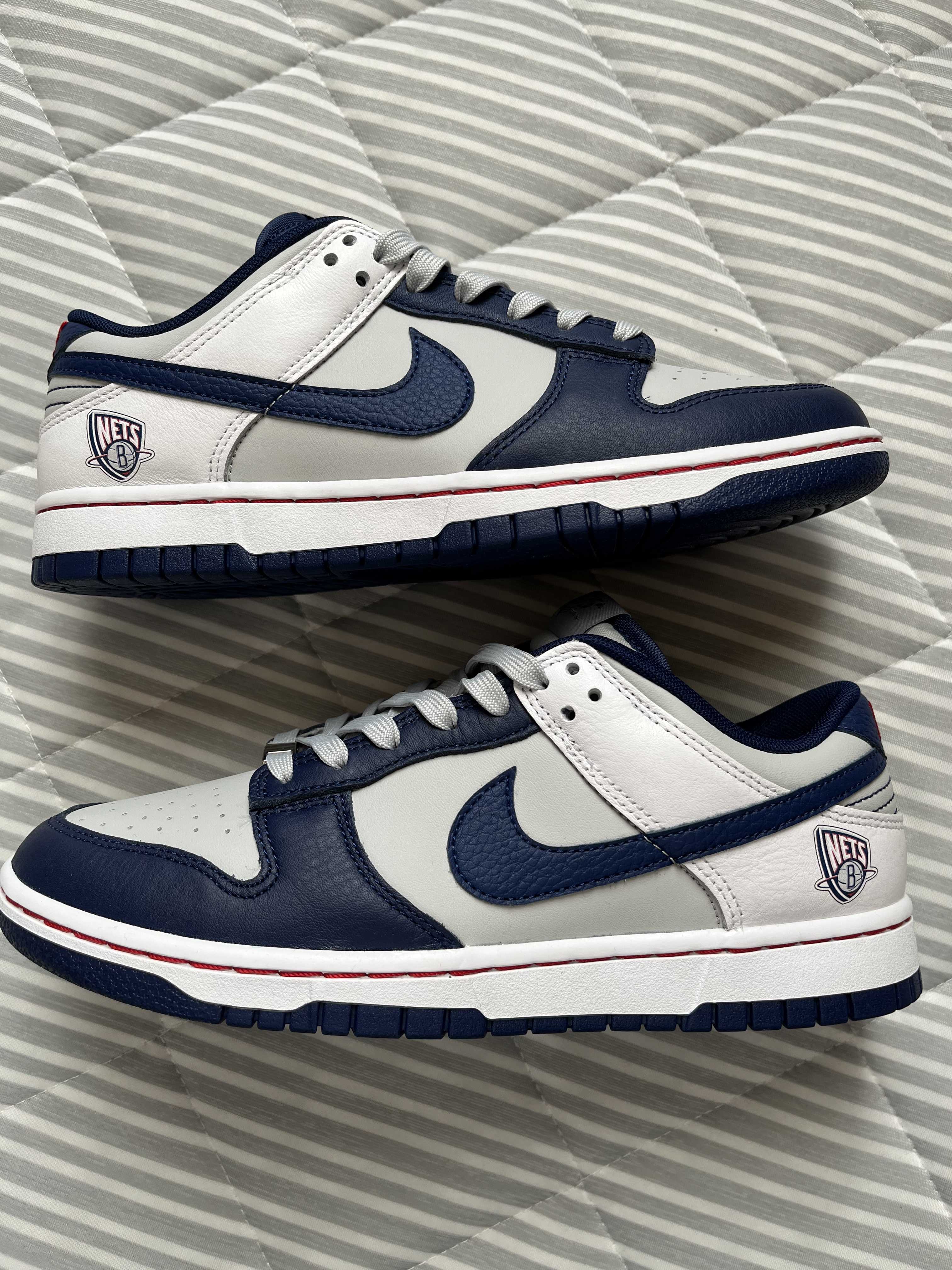 NBA × Nike Dunk Low EMB 75th Anniversary "Nets"