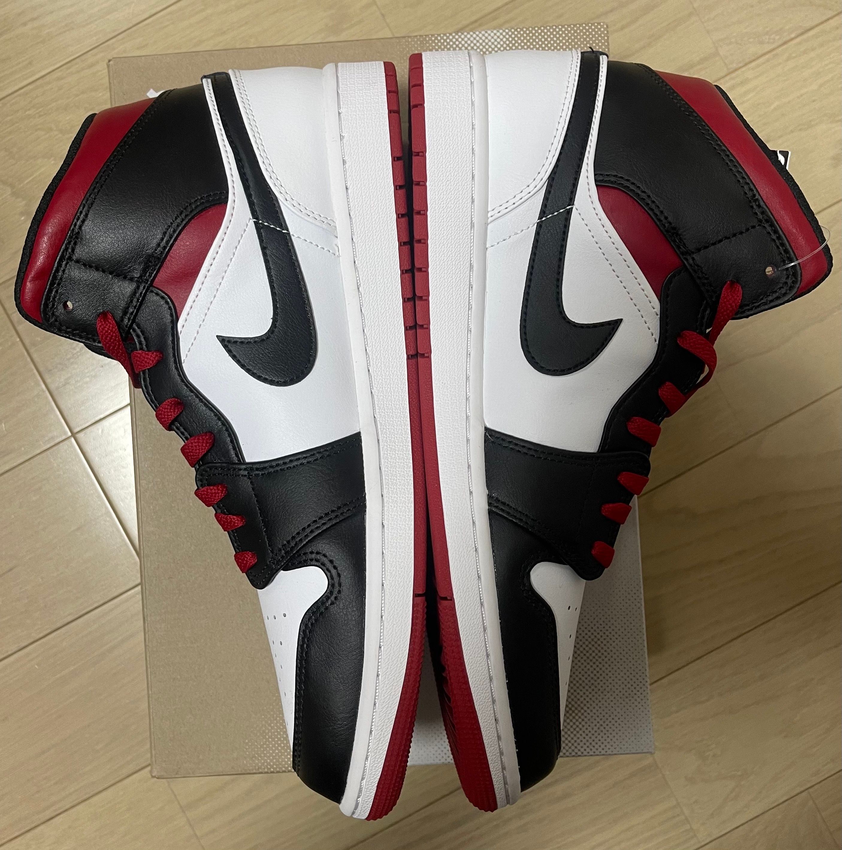 Nike Women's Air Jordan 1 Mid "Black/Gym Red"