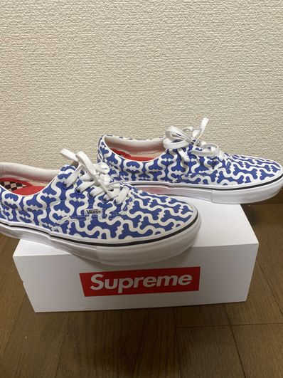 Supreme × Vans Monogram S Logo Skate ERA "Blue"