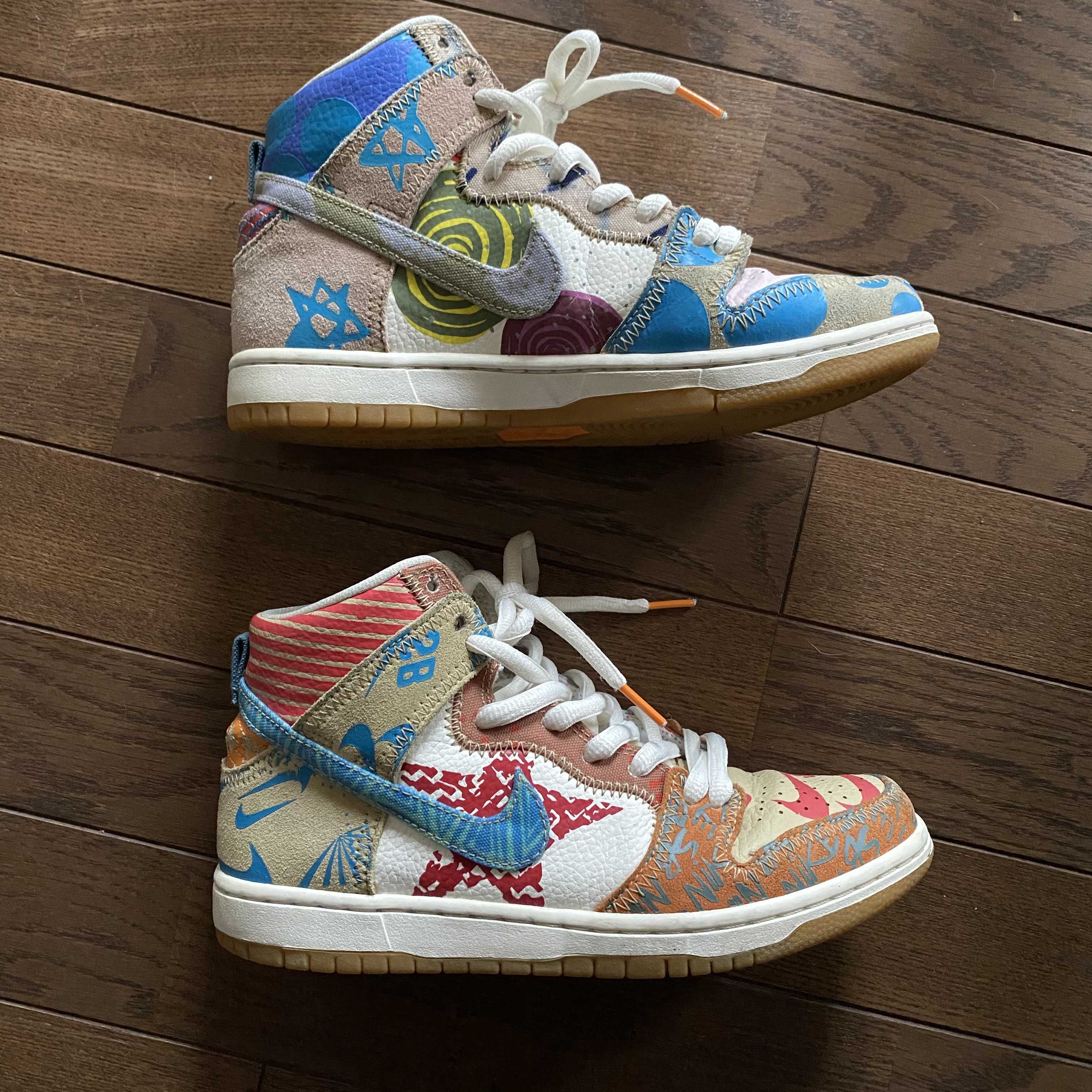 THOMAS CAMPBELL × Nike SB Dunk High "Ice Jade/Circuit Orange-Sail"