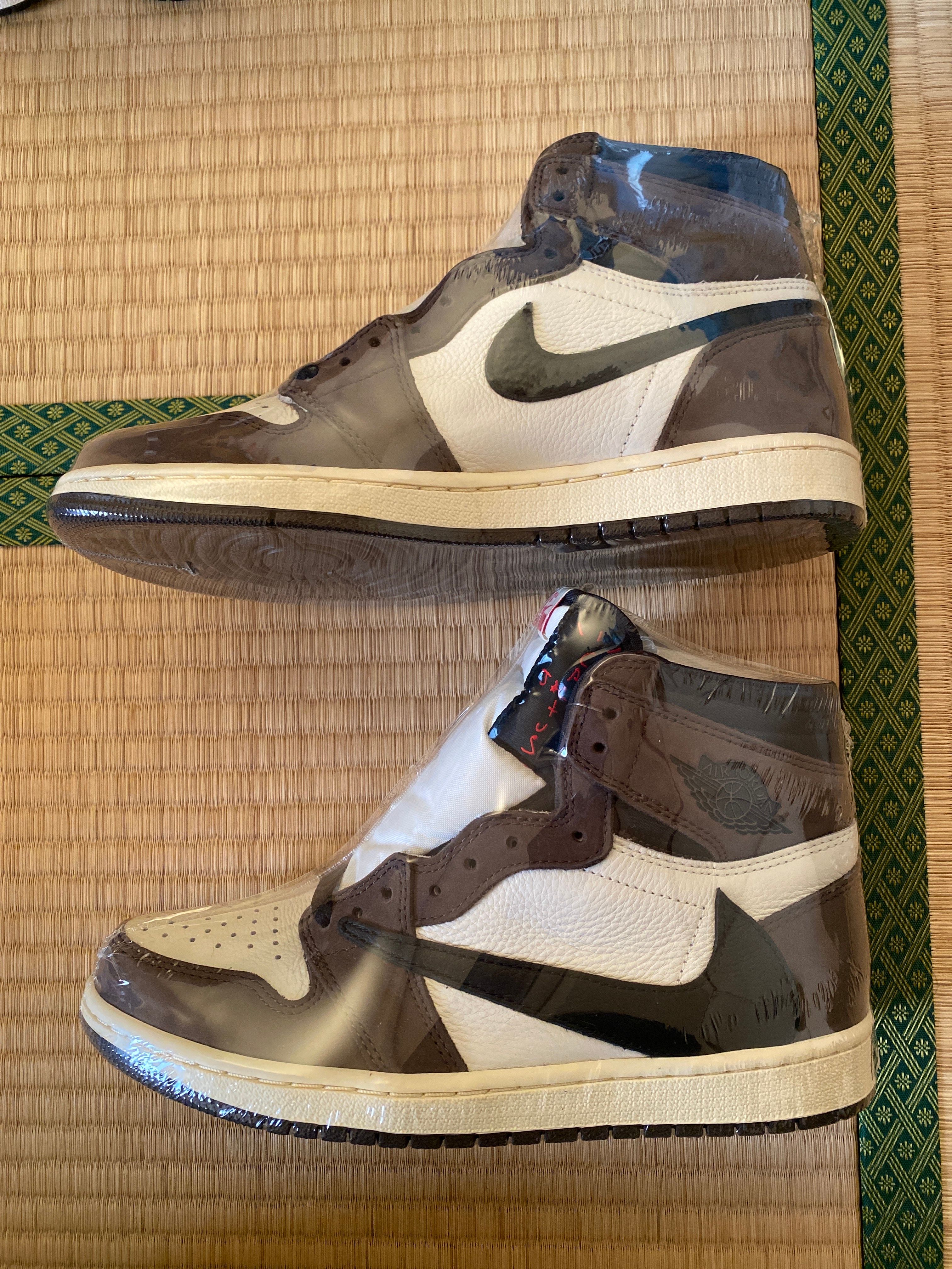 Travis Scott × Nike Air Jordan 1 Retro High OG TS SP "Sail/Dark Mocha"