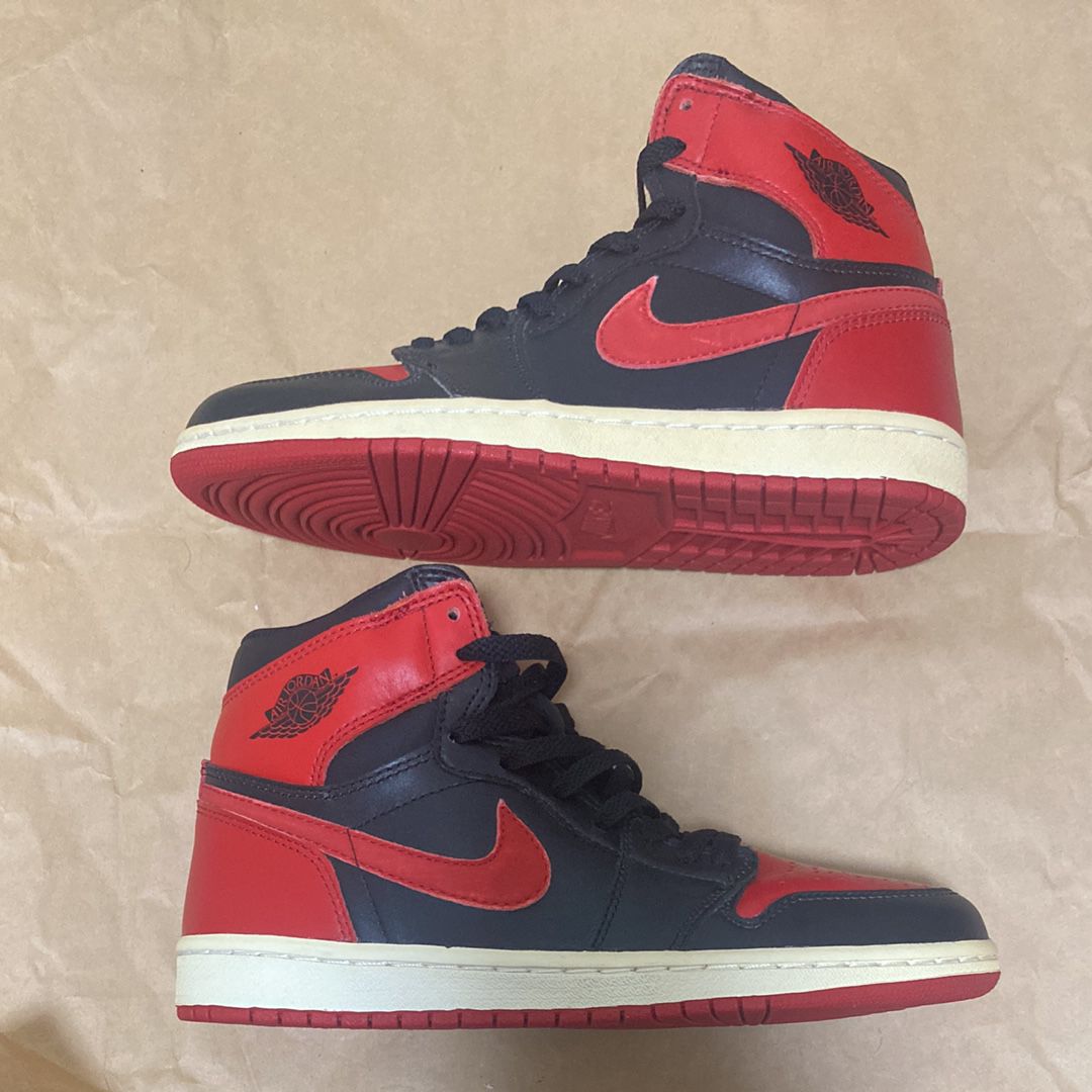 Nike Air Jordan 1 Retro High "Black Varsity Red/Bred"(2001)