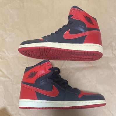 Nike Air Jordan 1 Retro High "Black Varsity Red/Bred"(2001)