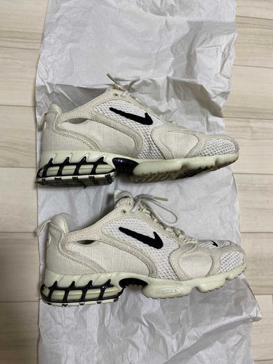 Stussy × Nike Air Zoom Spiridon CG 2 "Fossil/Black"