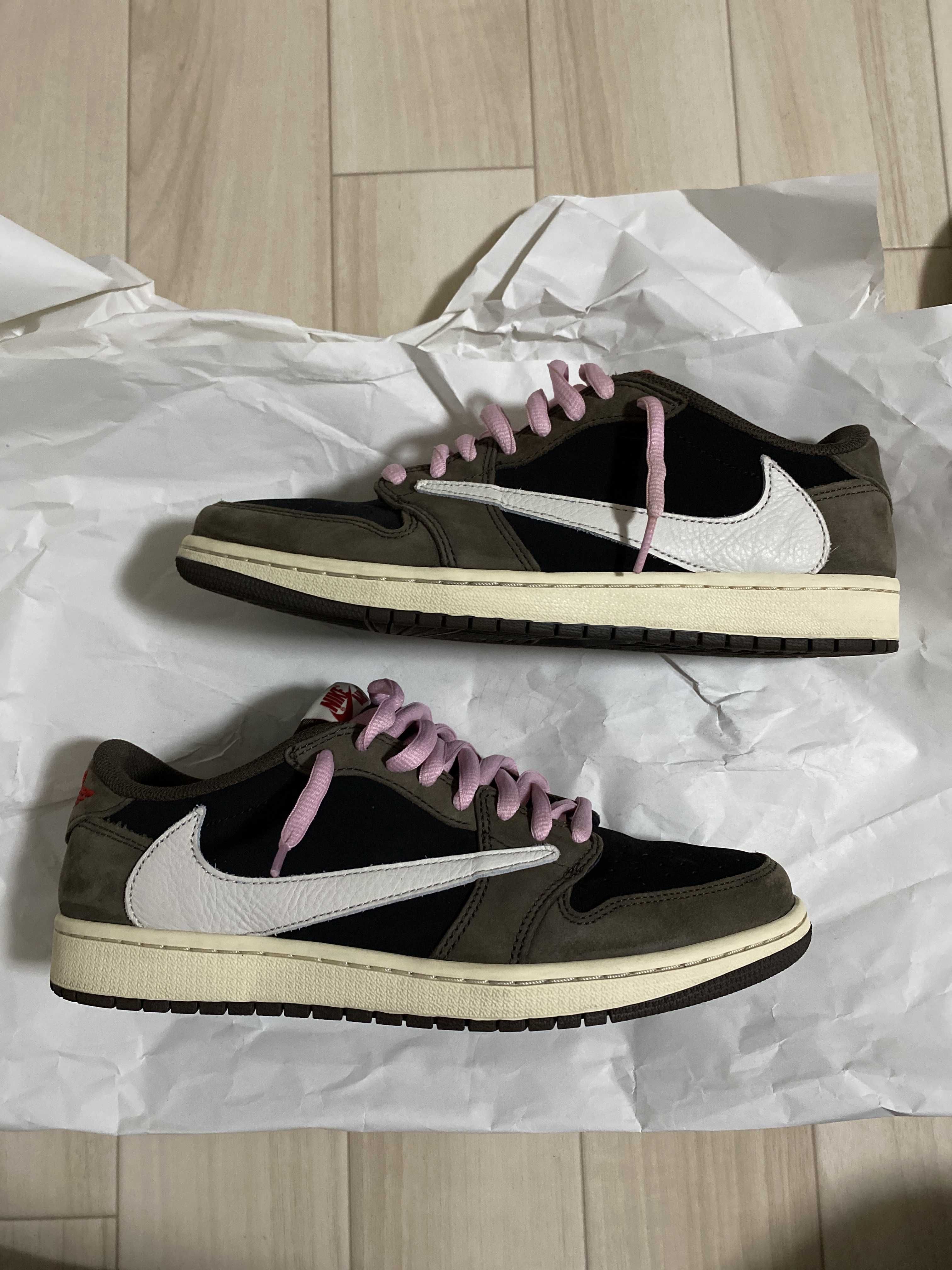 Travis Scott × Nike Air Jordan 1 Low OG SP-T  "Black/Dark Mocha"