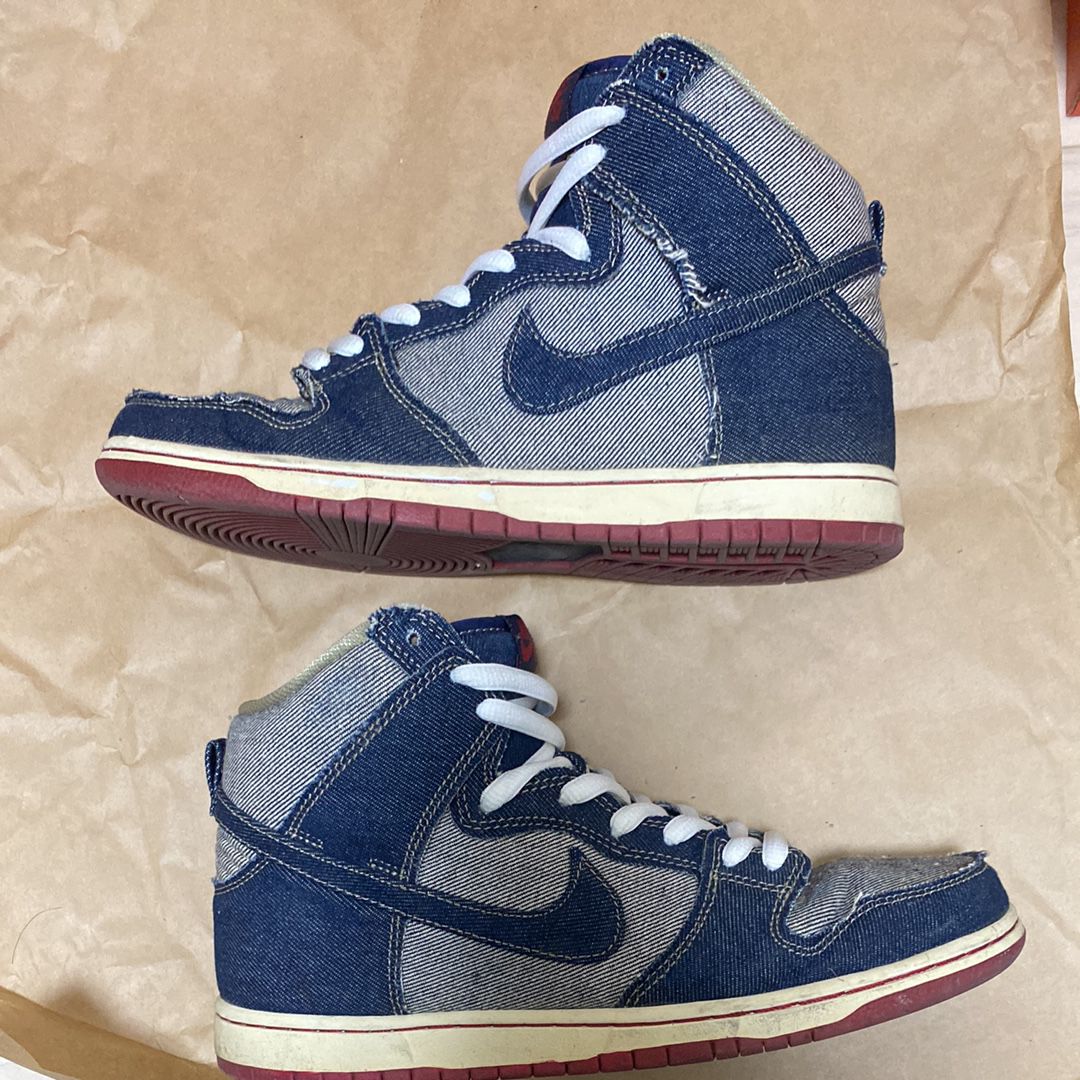 Nike SB Dunk High Reese Forbes Denim "Midnight Navy"