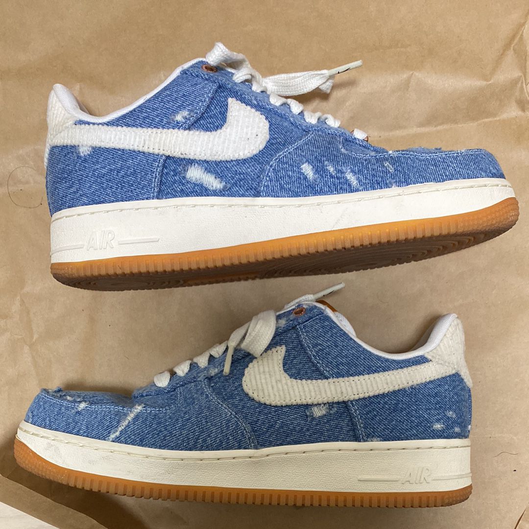 Levi’s®︎ × Nike Air Force 1 Low "White/Denim" (Nike By You)