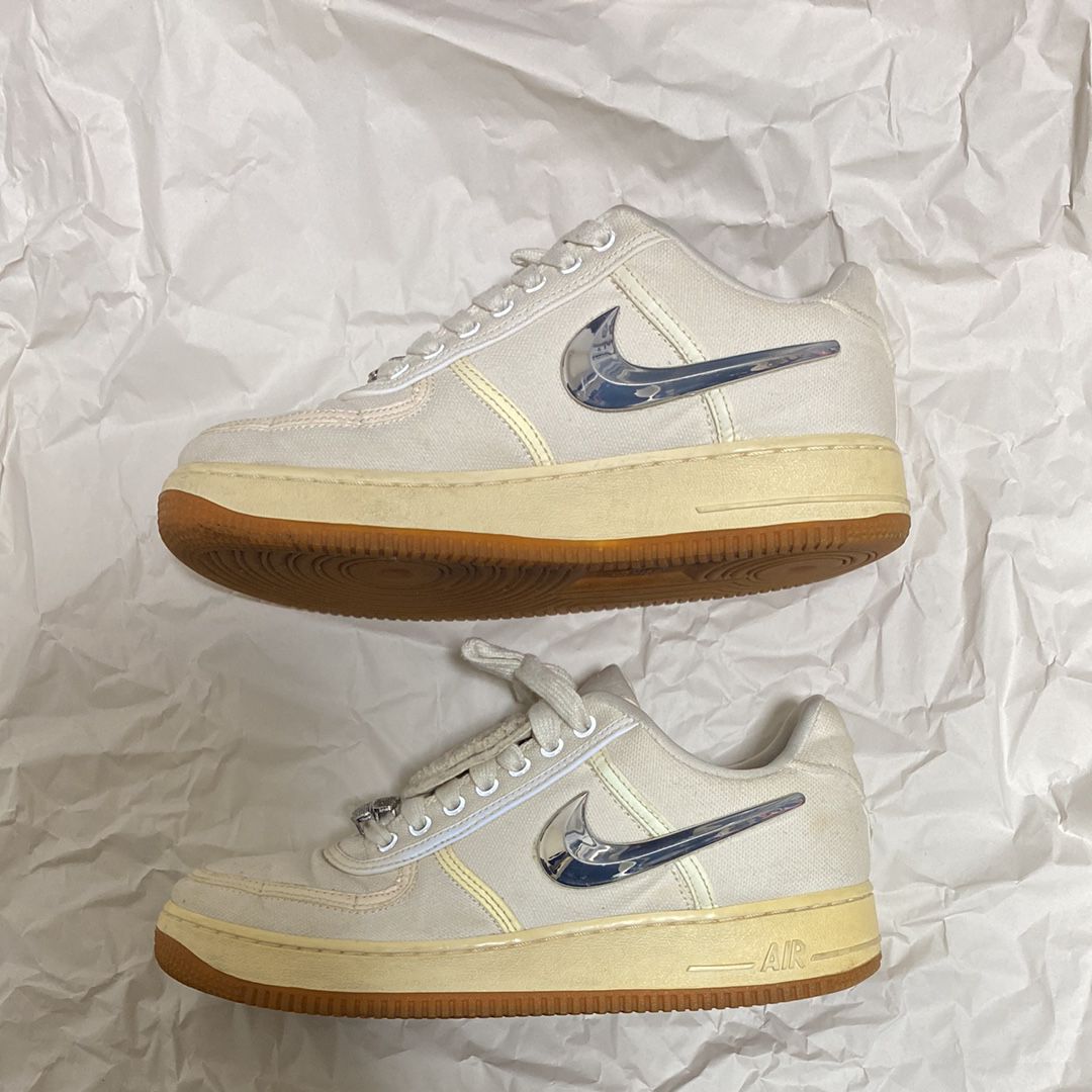 Travis Scott × Nike Air Force 1 Low "Sail"
