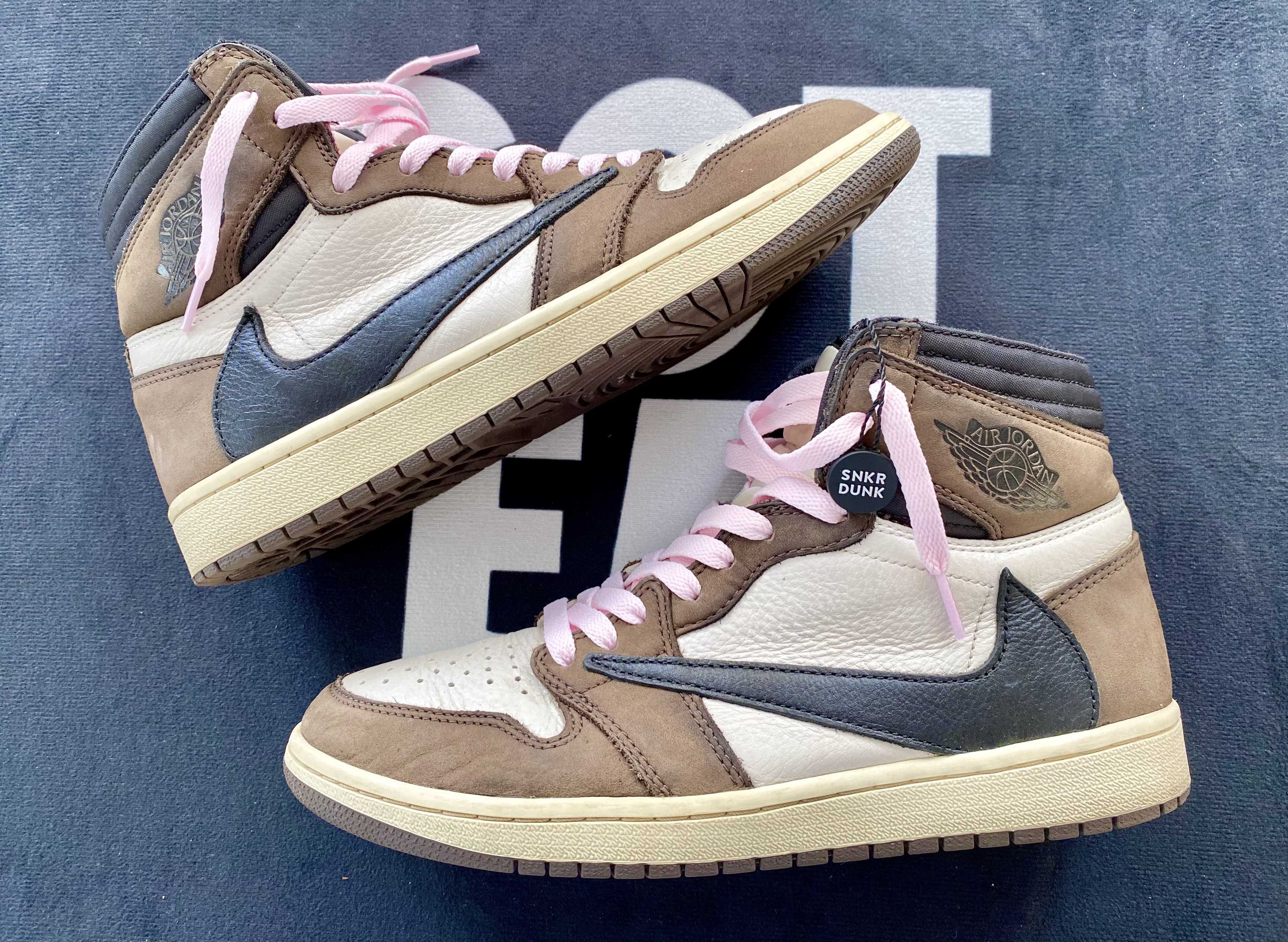 Travis Scott × Nike Air Jordan 1 Retro High OG TS SP "Sail/Dark Mocha"