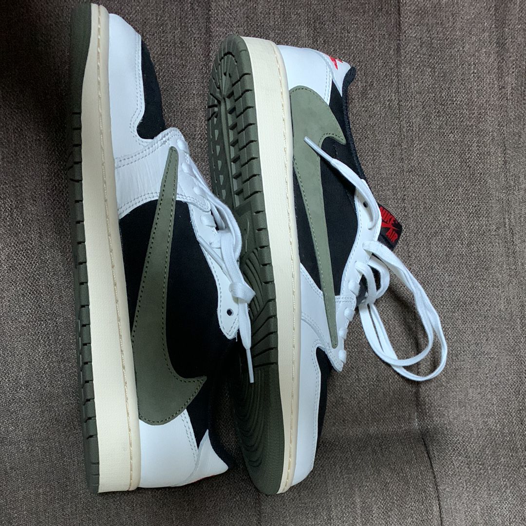 Travis Scott × Nike Women's Air Jordan 1 Low OG "Medium Olive"