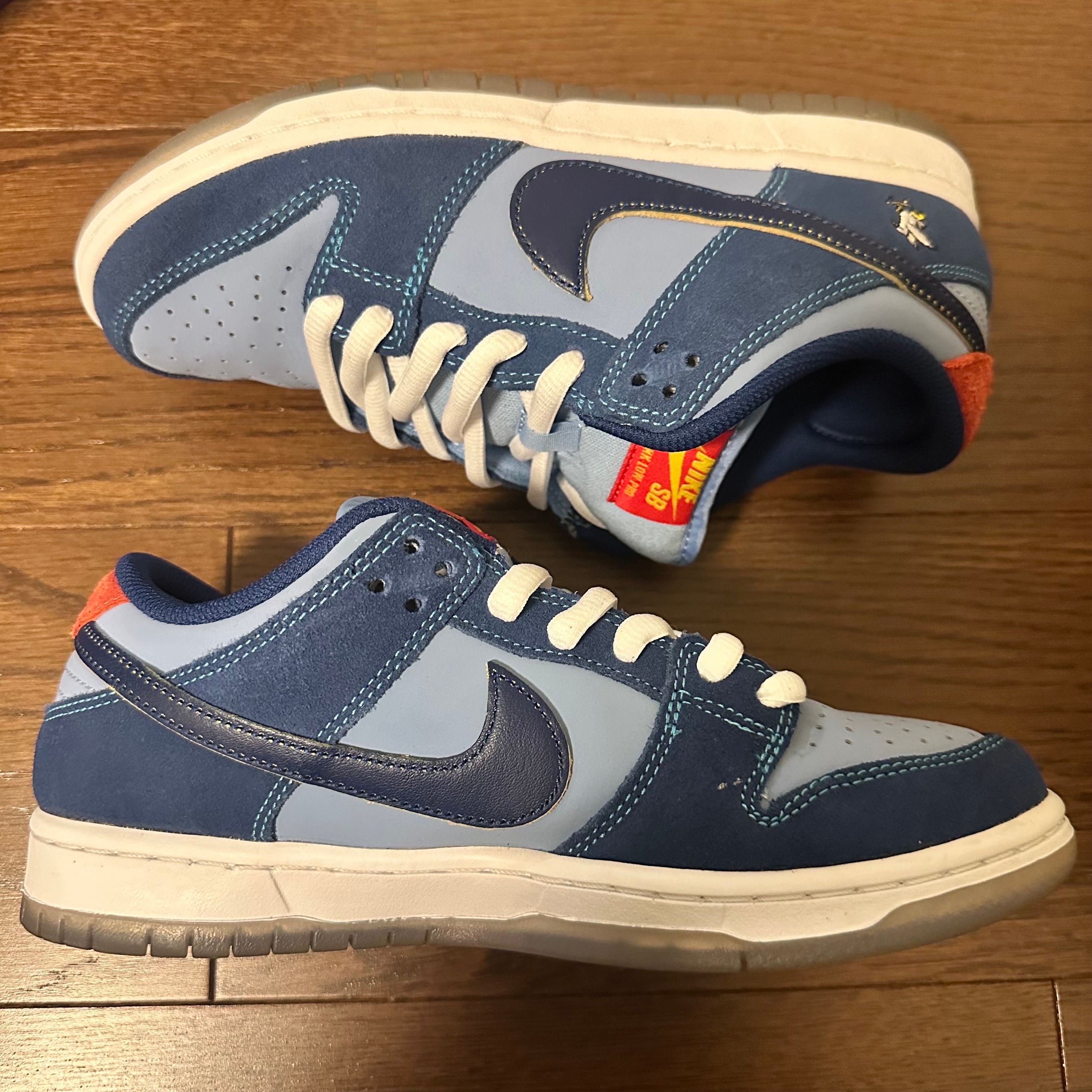 Why So Sad? × Nike SB Dunk Low "Coastal Blue/Speed Yellow-University Red"