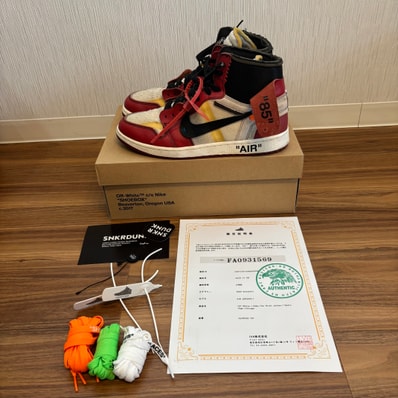 Off-White × Nike Air Jordan 1 Retro High The Ten "Chicago"