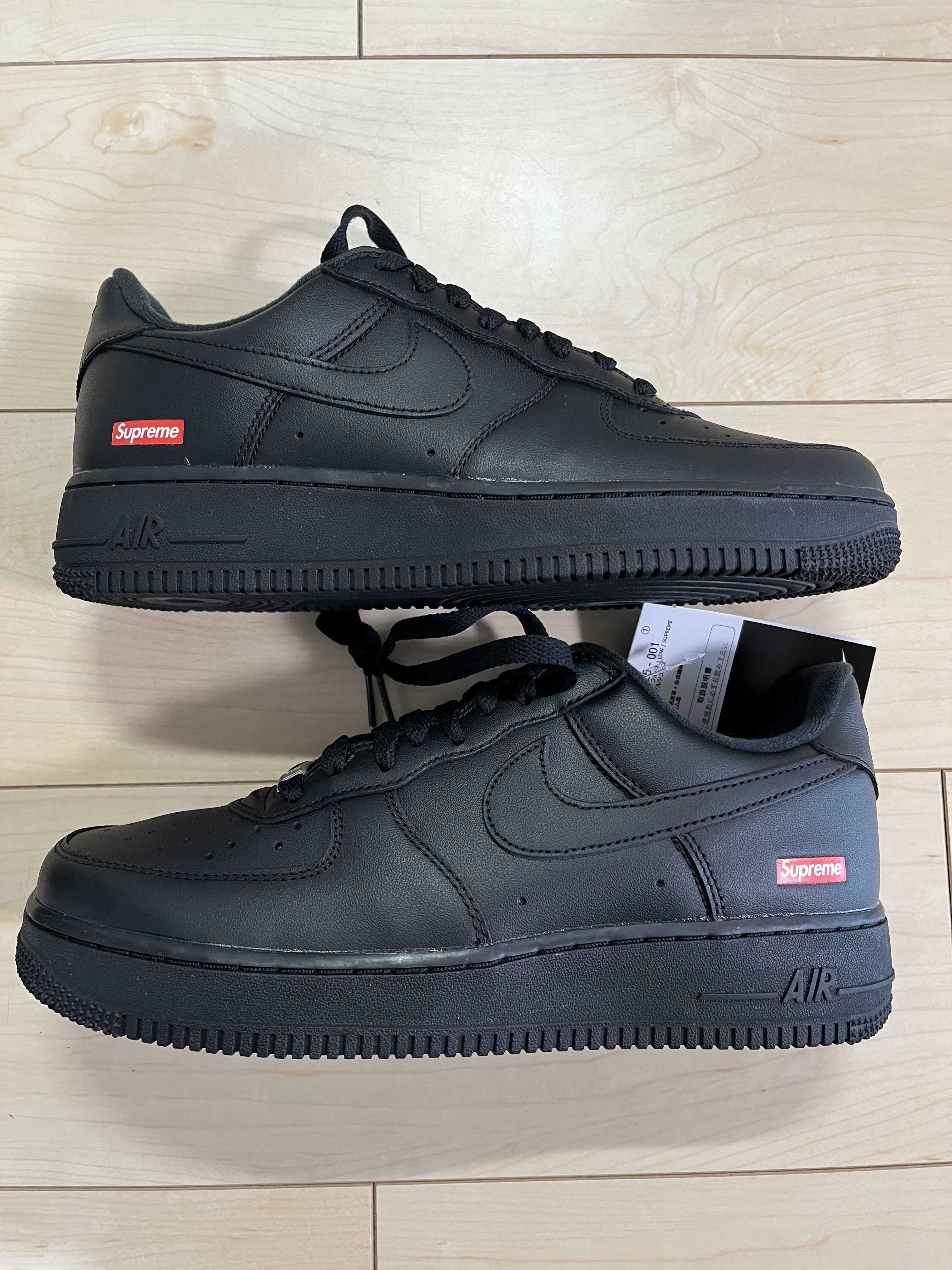 Supreme × Nike Air Force 1 Low "Black"