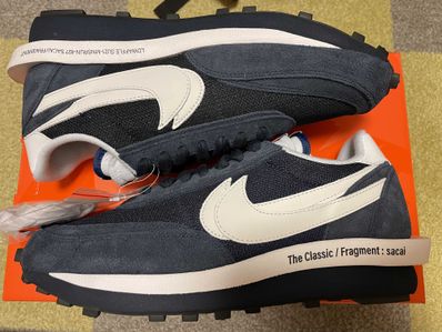 Fragment × sacai × Nike LD Waffle "Blackended Blue"