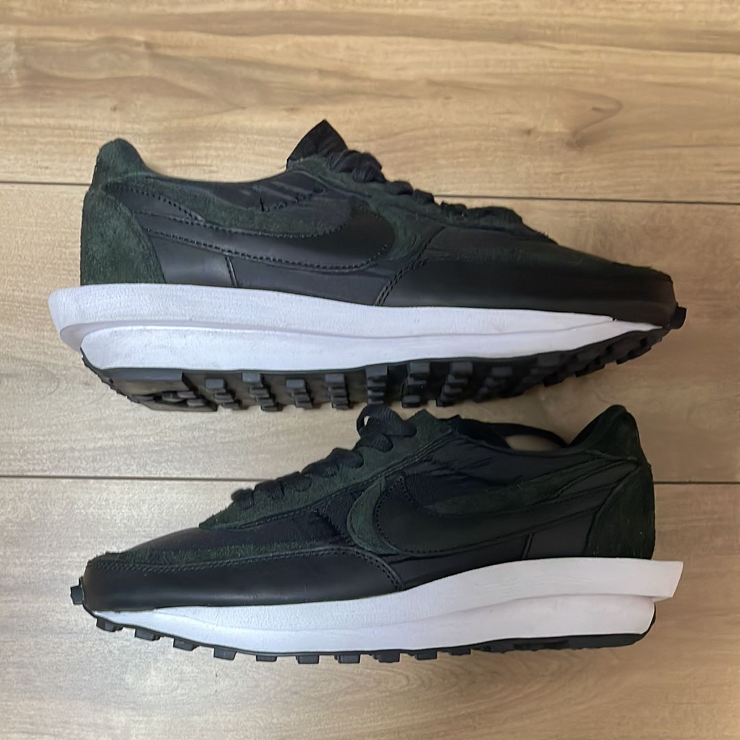 sacai × Nike LDV Waffle "Triple Black"