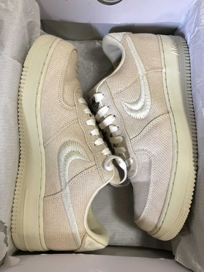 Stussy × Nike Air Force 1 Low "Fossil Stone"