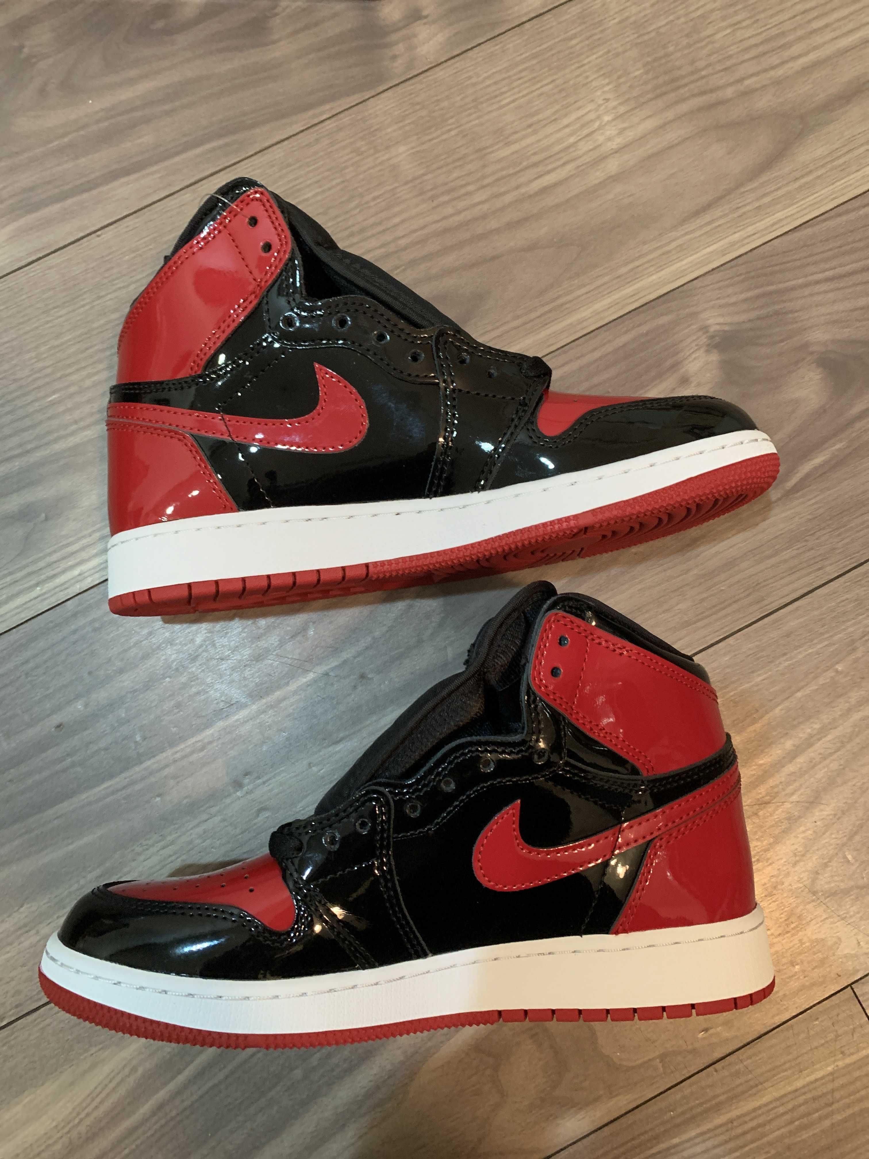 Nike GS Air Jordan 1 High OG "Patent Bred"