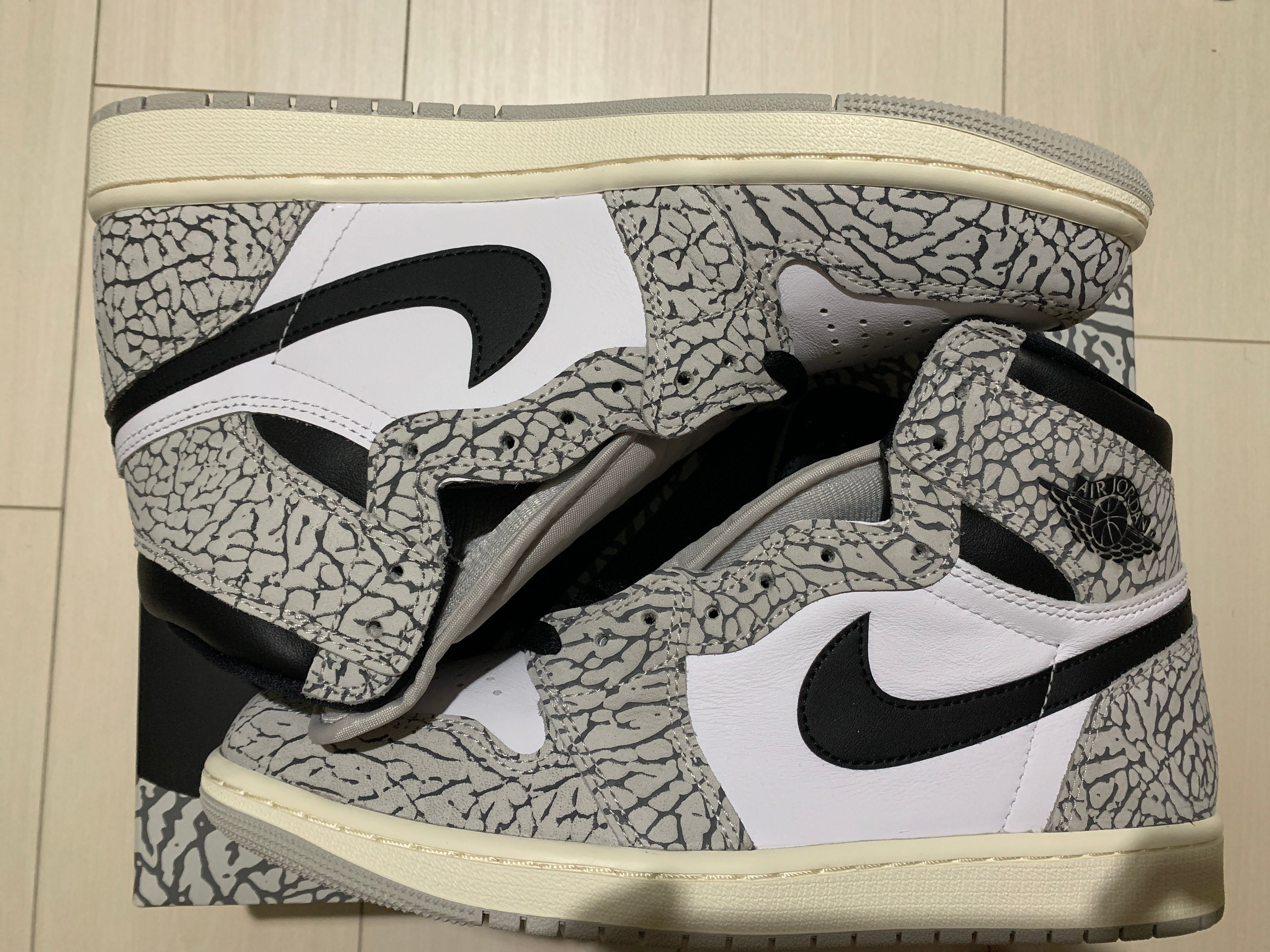 Nike Air Jordan 1 High OG "White Cement/Safari"