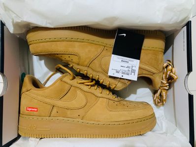 Supreme × Nike Air Force 1 Low "Flax/Wheat"