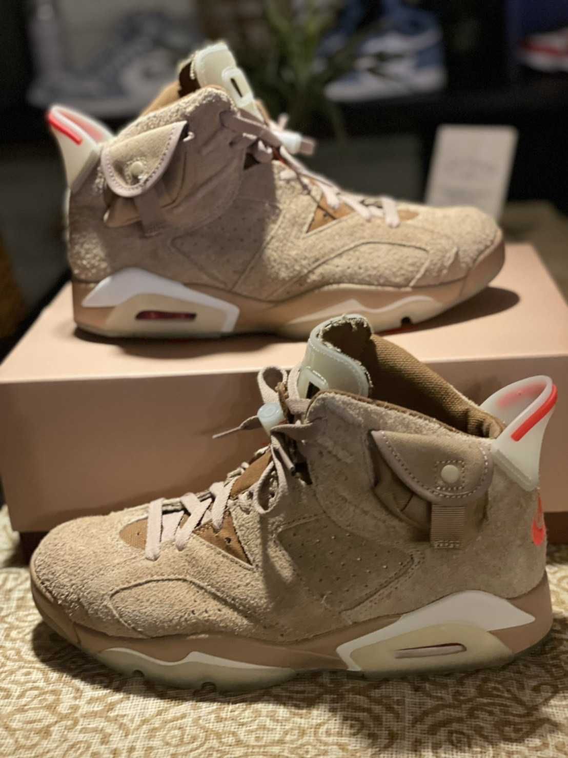 Travis Scott × Nike Air Jordan 6 "British Khaki"