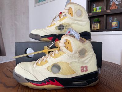 Off-White × Nike Air Jordan 5 "Sail"