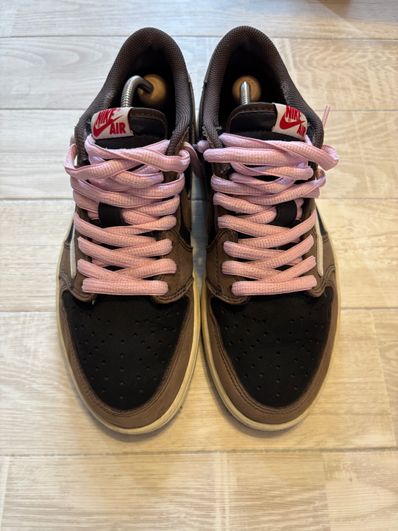 Travis Scott × Nike Air Jordan 1 Low OG SP-T "Black/Dark Mocha"