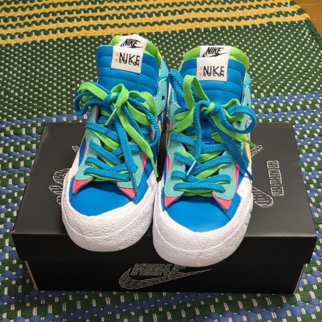 KAWS × sacai × Nike Blazer Low "Neptune Blue"