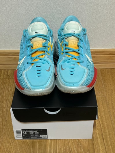TITAN × Dylan Harper × Nike GT Cut "Bleached Aqua/Sport Gold" (IU0779-400/IU0780-400)