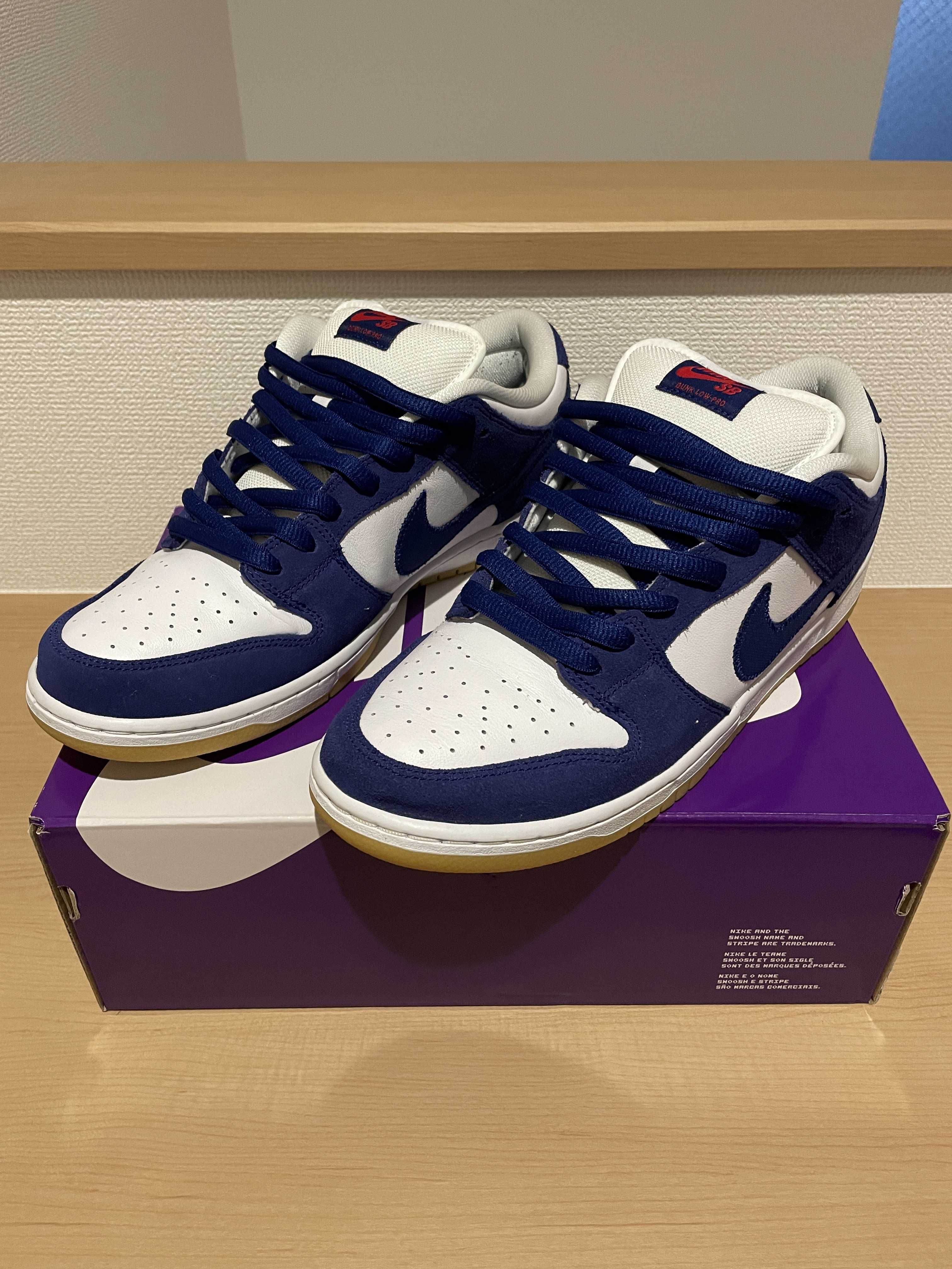 Nike SB Dunk Low "Los Angeles Dodgers/Deep Royal Blue"