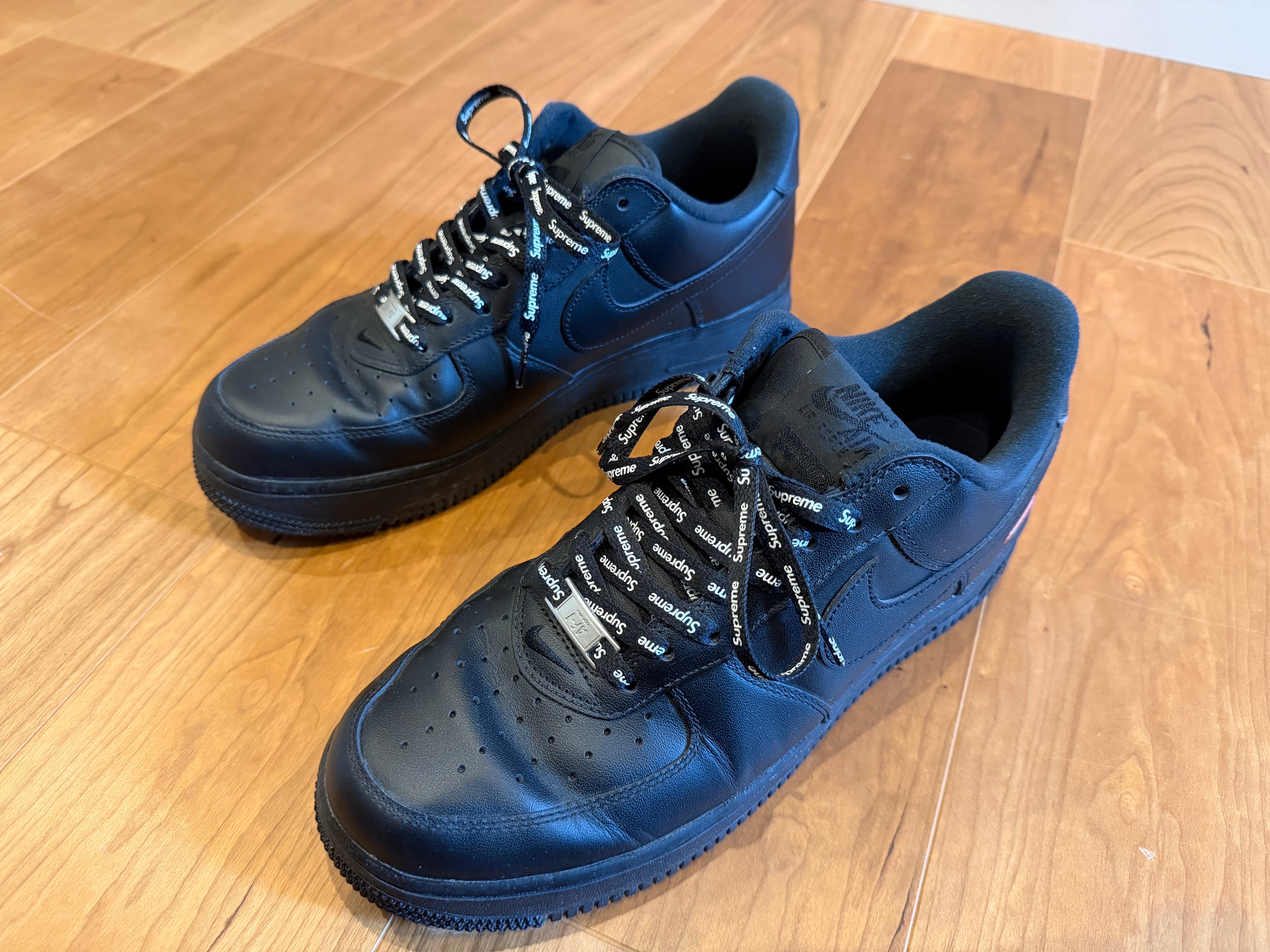 Supreme × Nike Air Force 1 Low "Black"