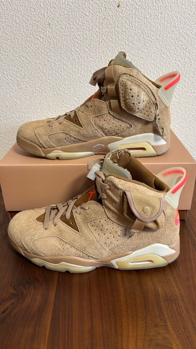 Travis Scott × Nike Air Jordan 6 "British Khaki"