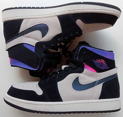 Paris Saint-Germain (PSG) × Nike Air Jordan 1 High Zoom Air CMFT "White/Black"
