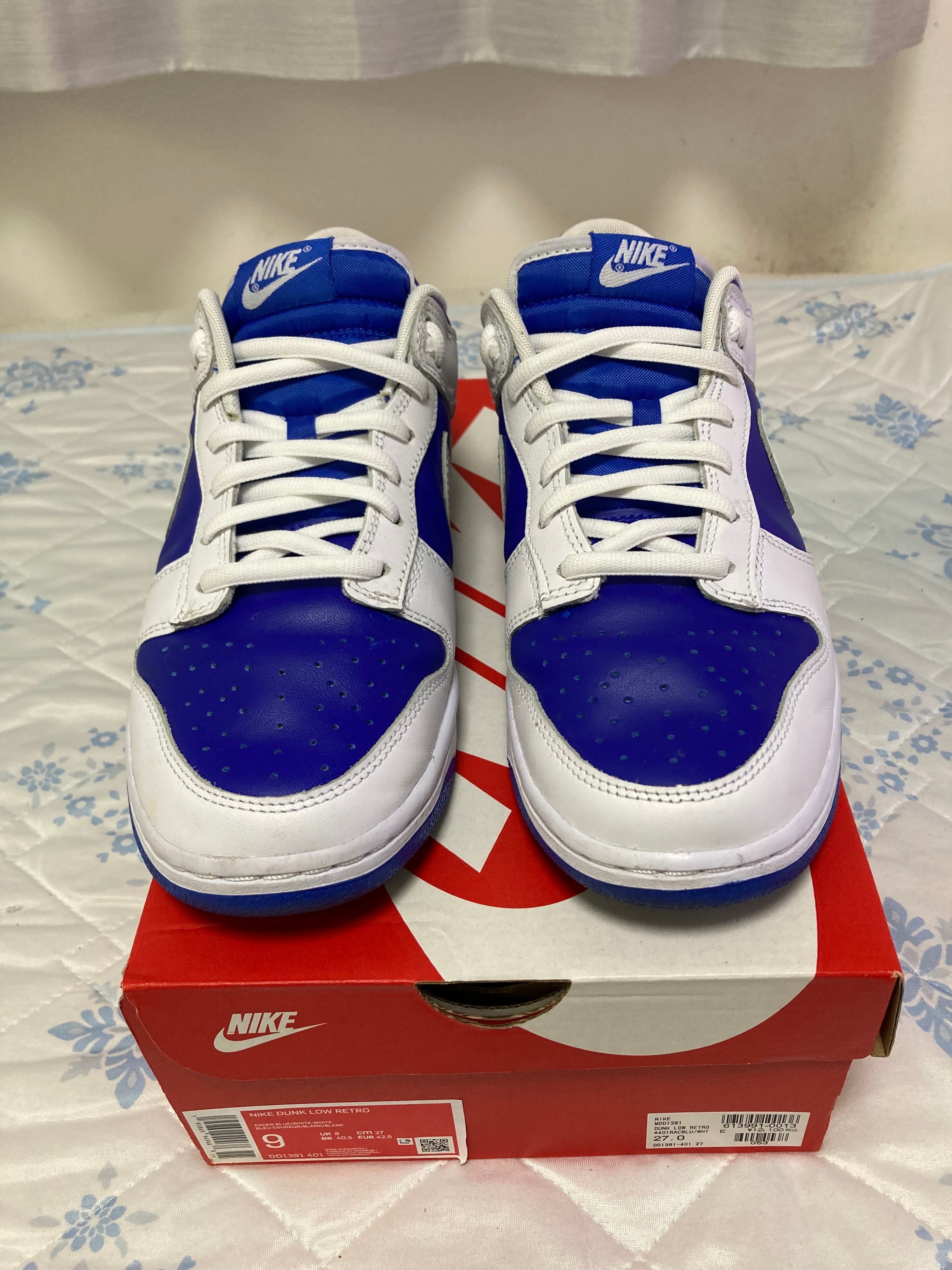 Nike Dunk Low Retro "Racer Blue and White"