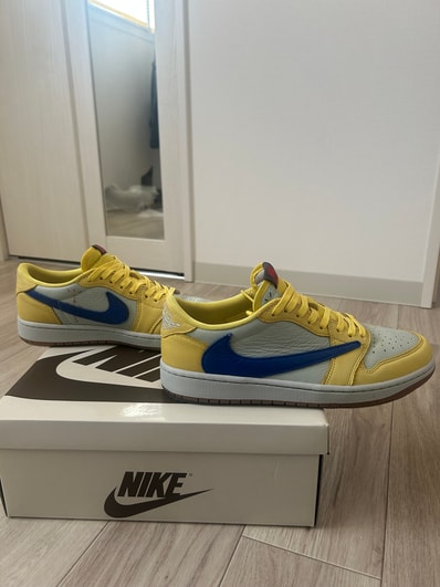 Travis Scott × Nike Women's Air Jordan 1 Retro Low OG "Canary"