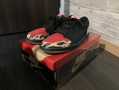 Sole Fly × Nike Air Jordan 1 Low "Black and Sport Red"