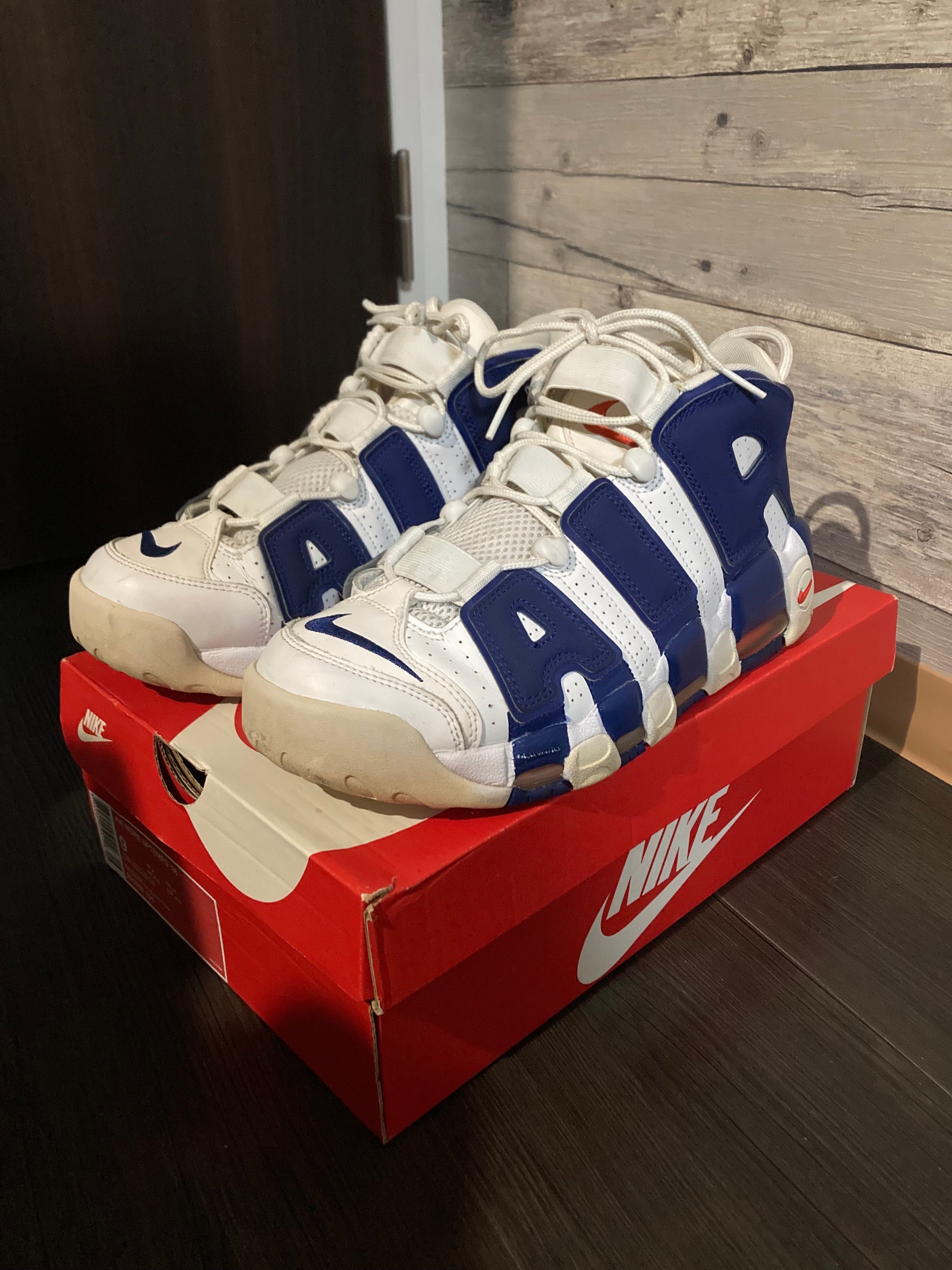 NIKE AIR MORE UPTEMPO 96 "WHITE/DEEP ROYAL BLUE"