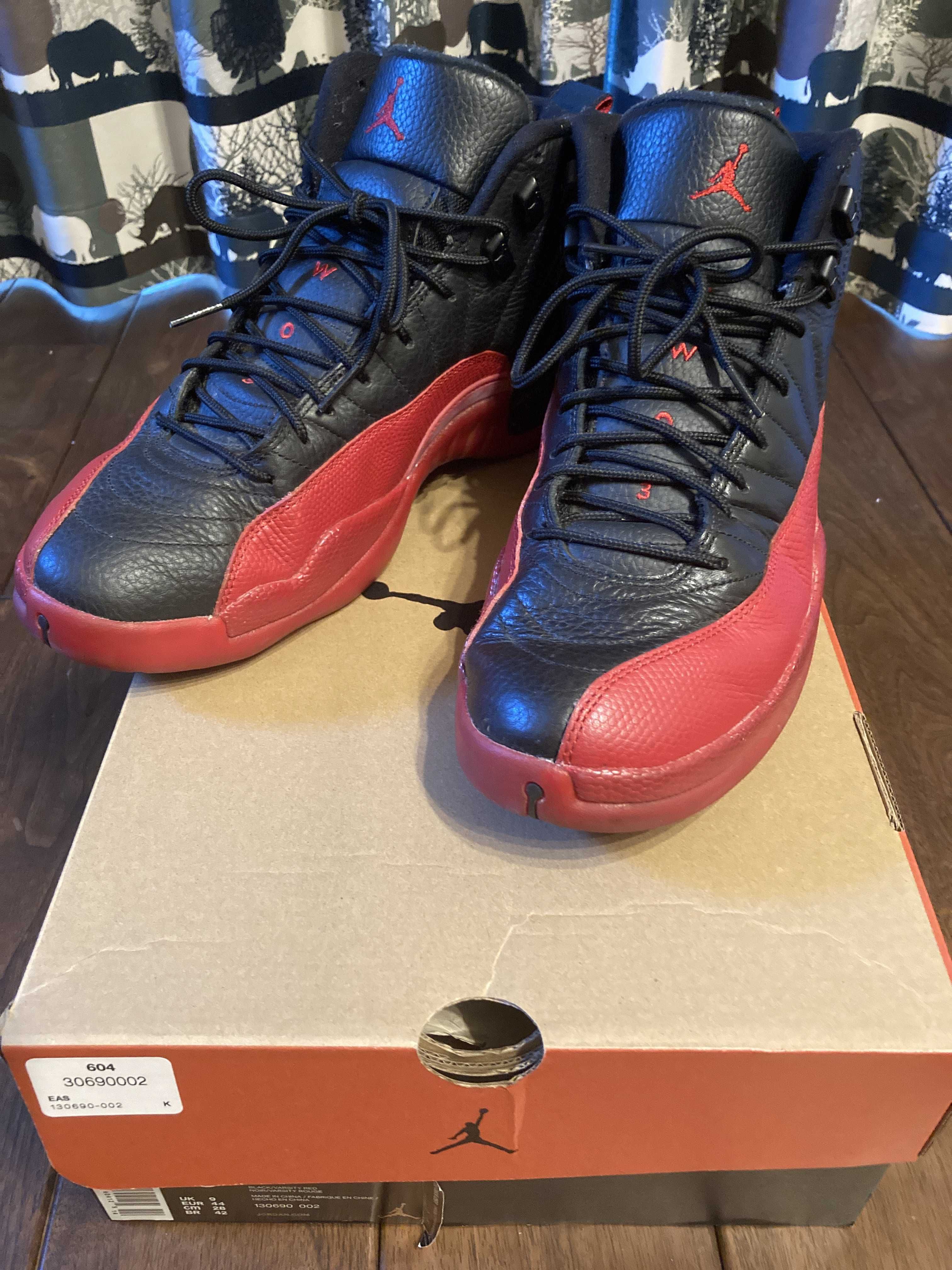 Nike Air Jordan 12 Retro "Flu Game/Black/Versity Red" (2016)